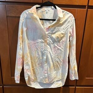 Crown & Ivy Pastel Button-Up Shirt